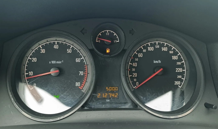 Opel Astra cena 13900 przebieg: 212742, rok produkcji 2009 z Jabłonowo Pomorskie małe 92